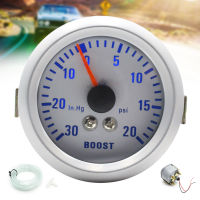 2 "52มม. Turbo Boost Gauge Psi (0 ~ 20)Psi รถเครื่องวัดความดันรถ Supercharging Instrument รถเมตรอะไหล่รถยนต์