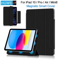 HUWEI Smart Folio for iPad 10th Generation Case 2022 M2 iPad Air 5 4 Case 2020 Pro 11 12.9 4th Funda 2021 Mini 6 Magnetic case