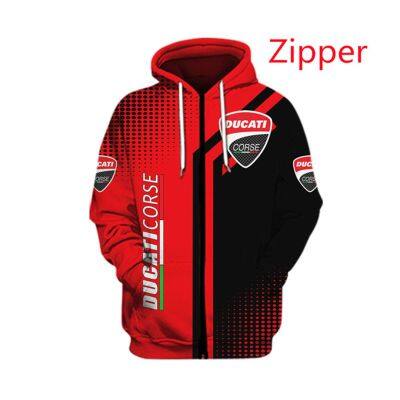 2023 Ducati Corse Moto GP Racing Panel 3D Printed  Motorcycle Hoodie size： XXS-6XL 002