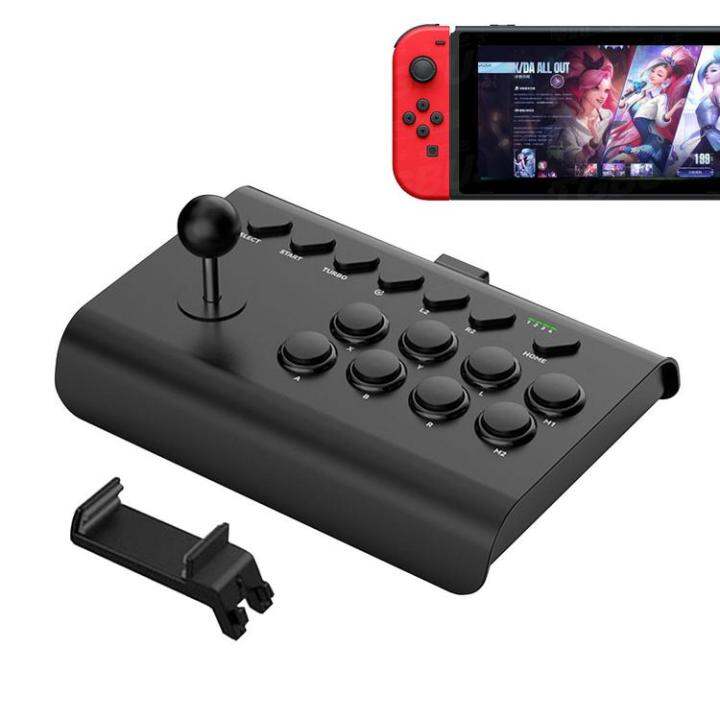 mini-arcade-fight-stick-universal-portable-arcade-game-fighting-joystick-with-turbo-macro-functions-nostalgic-street-fighter-arcade-games-accessories-for-pc-capable