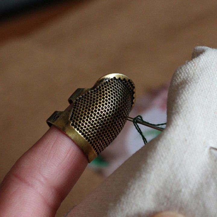 thimble-machine-sewing-collar-thimble-finger-sleeve-hoop-thimble-thimble-metal-adjustable-household-copper-x3q7