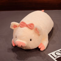 S Quishy Kawaii หมูยัดตุ๊กตานอนลูกหมูของเล่นสัตว์นุ่ม Plushie หมอนสำหรับเด็กเด็กปลอบโยนของขวัญวันเกิด