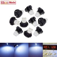 T4.7 10ชิ้นหลอดไฟไฟรถยนต์ Led 3LED 3SMD สีขาวรถยนต์ Led 0.15W 12lm สำหรับแผงหน้าปัดรถยนต์แผงหน้าปัดรถยนต์แผงหน้าปัดรถยนต์มิเตอร์โคมไฟ12V Dc