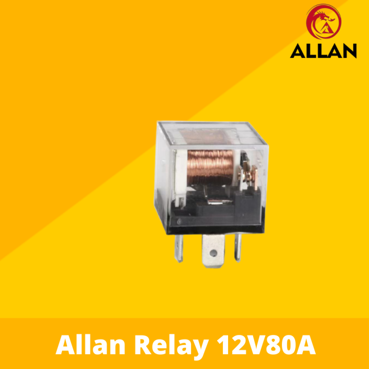 Allan Power relay HT00DQ JD1912 Highpower relay 12V80A Automotive power relay JD1912 12V 80A