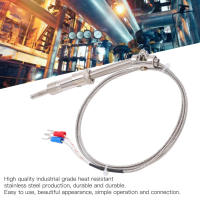 K Type Compression Spring Thermocouple Shielded Thermocouple Wire Probe สำหรับโรงงาน