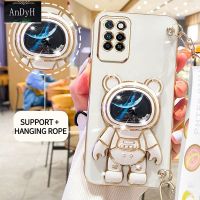 AnDyH Casing For infinix Note10 Pro Note10 Pro Nfc X695 Phone Case Cute 3D Starry Sky Astronaut Desk Holder with lanyard