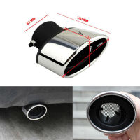 Trim Modified Exhaust Muffler Tip Car Tail Stainless Steel Tail Chrome For Ford Focus Chevrolet Cruze Aveo Kia 5 Mazda6