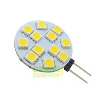 2 Pcs/Lot G4 2W 12 5050 SMD LED Bulb 6000K 3000K Non-polar Spot Light Lamp White/Warm White For DC 12V