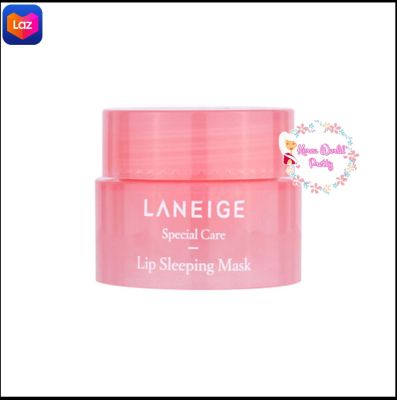 [ขนาดทดลอง/ของแท้] Laneige Lip sleeping mask 3g ทรีทเมนต์มาสก์สูตรเข้มข้น ช่วยเติมความชุ่มชื่นสู่ริมฝีปาก