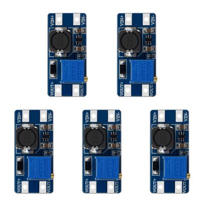 MT3608 DC-DC boost โมดูล 2A boost board แรงดันไฟฟ้าขาเข้า 2-24V up 5/9/12/-28V ปรับ