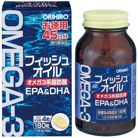 Viên uống dầu cá omega 3 orihiro 180 viên phòng ngừa các bệnh tim mạch - ảnh sản phẩm 3