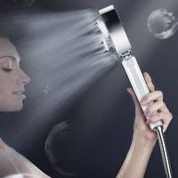 Double-sided Shower Saving Round Nozzle Pressure and Hand Accessories 【hot】