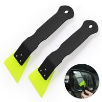 Haywood1 EHDIS 1/2pcs Metal Handle Squeegee with Rubber Car Window Tinting Scraper Glass Remover Cleaning