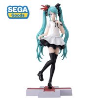 SEGA Luminasta Vocaloid Hatsune มิกุของแท้โครงการ Diva Mega 39 Supreme 18ซม. ของเล่นตัวการ์ตูนอะนิเมะตุ๊กตาญี่ปุ่นแบบตั้งโชว์