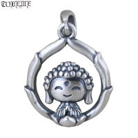 100 999 Silver Tibetan Buddha Pendant Little Buddhist Buddha Pendant Tibetan Pendant Good Luck Amulet