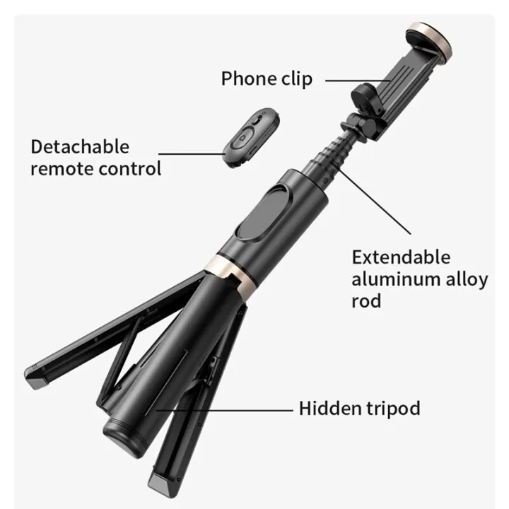 ไม้เซลฟี่ไร้สายบลูทูธ-q12ใหม่ขาตั้งกล้องเดี่ยวยืดได้ขาตั้งกล้องเล็กๆพร้อมด้ามจับพร้อมบลูทูธสำหรับ-huawei-iphone-13-pro-max-xiaomi