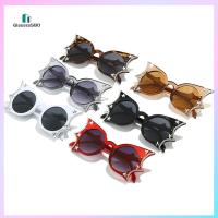 GLASSES580 การป้องกัน UV400 แว่นตากันแดดรูปผีเสื้อ ตกแต่งดาวเพชร แว่นตาคอสเพลย์ฮาโลวีน ทันสมัยและทันสมัย แว่นกันแดดทรงค้างคาว สำหรับผู้หญิง