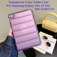 เคสฝาครอบสีใสสำหรับแท็ปซัมซุง A7 Lite 8.7นิ้วแท็ปซัมซุง Casing Tablet A7Lite ฝาหลัง TPU นิ่ม T220 SM-T225