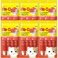 Me-O (Meo) Cat Treat Crab Flavor 60g (6 units) มีโอ ขนมแมวเลีย รสปู 60 กรัม (6 ห่อ)