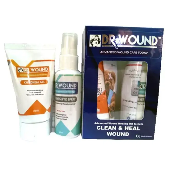 DR WOUND CLEAN & HEAL WOUND for Diabetic Wound Care ( Silver Antiseptik