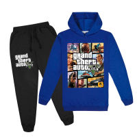 Z&amp;Y 2-16Years Grand Theft Auto Gta V 5 Clothing Set Boys Hoodies and Pants Set Toddler Girls Clothing Kids Tracksuit Sportsuit