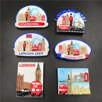 Resin magnetic creative 3d refrigerator pasted London Souvenir fridge magnet British London soldier Bus Big Ben collection gift