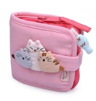 Cute Kara Cat Wallet Storage Bag Exquisite Zipper Cartoon Canvas Wallet 【OCT】