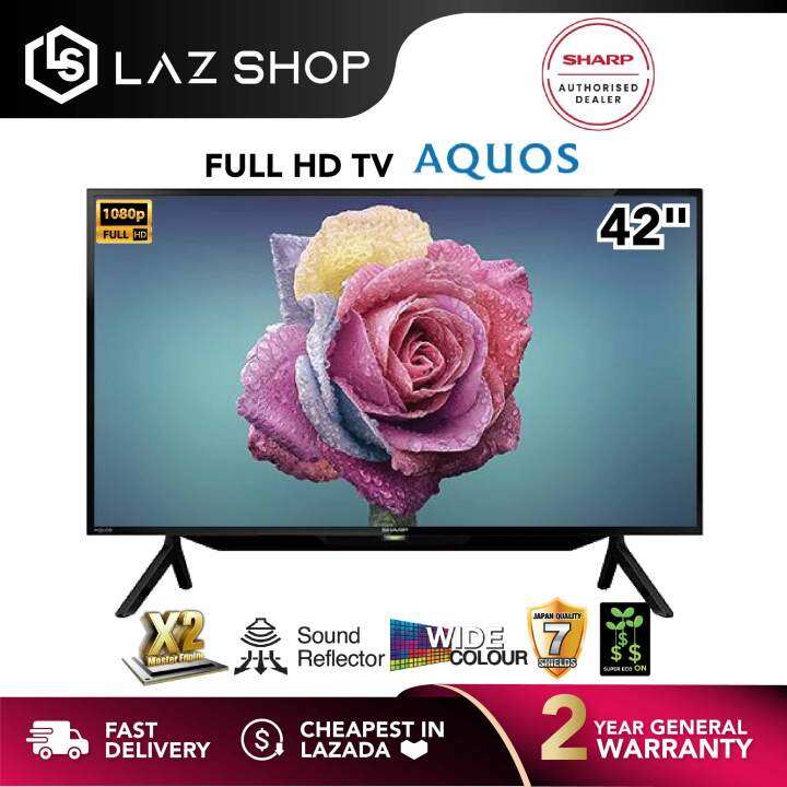 【24H Ship Out】Sharp 42 Inch Full HD LED TV 2TC42BD1X DTTV IDTV MYTV