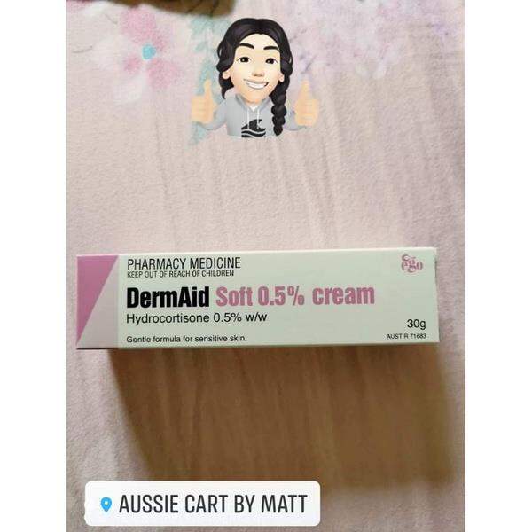 DermAid Soft 0.5 cream Hydrocortisone 30g Lazada PH