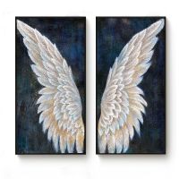 5D Diamond Painting DIY Diamond Embroidery Angel Wings Picture Round Drill Mosaic Cross Stitch Kit Home Decor Wall Paintings