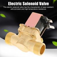 1pcs New Electric Solenoid Valve Magnetic DC 12V N/C Water Air Inlet Flow Switch 1/2" Brass Solenoid 12V Valve Valves