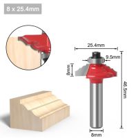 1Pc 8Quot; Shank Edge Molding Router Bit C3คาร์ไบด์ Tipped Wood Cutting Tool Woodworking Router Bits