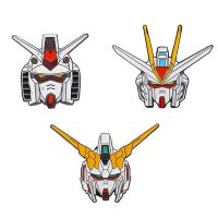 [Lovely Cute] mecha anime warrior brooch badge student clothes accessories