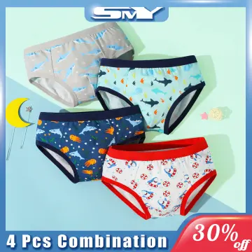 Full Cotton Comfortable Men's Underwear Cute Cartoon Pattern