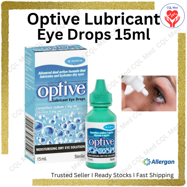 Optive Lubricant Eye Drop 15ml for Dry Eye Lazada