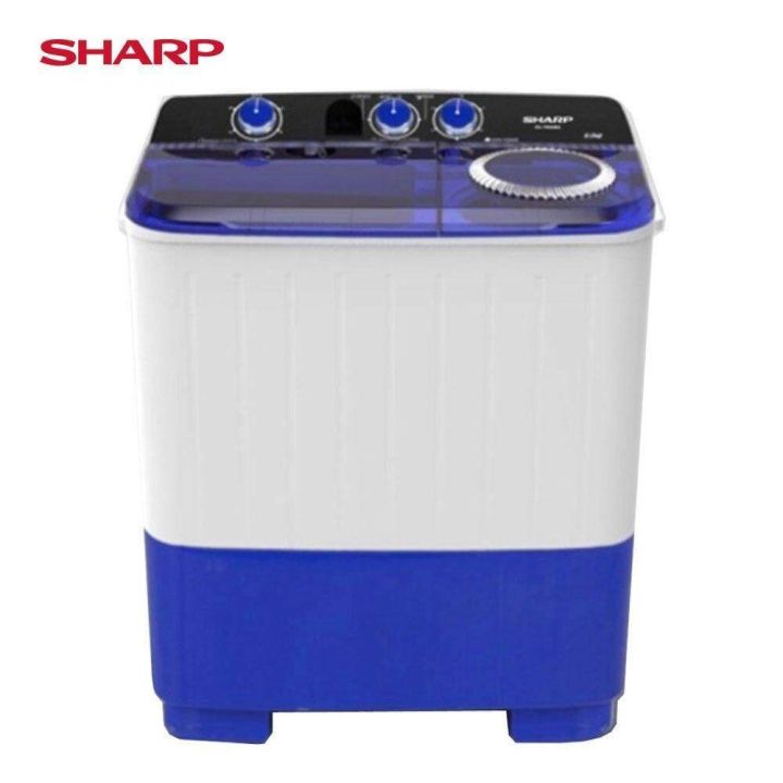 sharp-เครื่องซักผ้า-2-ถัง-ฝาบน-กึ่งอัตโนมัติ-ขนาด-9-กก-รุ่น-es-tw90bl-ส่งฟรีทั่วไทย