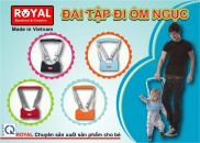 Đai hỗ trợ tập đi ôm ngực Royal cho bé