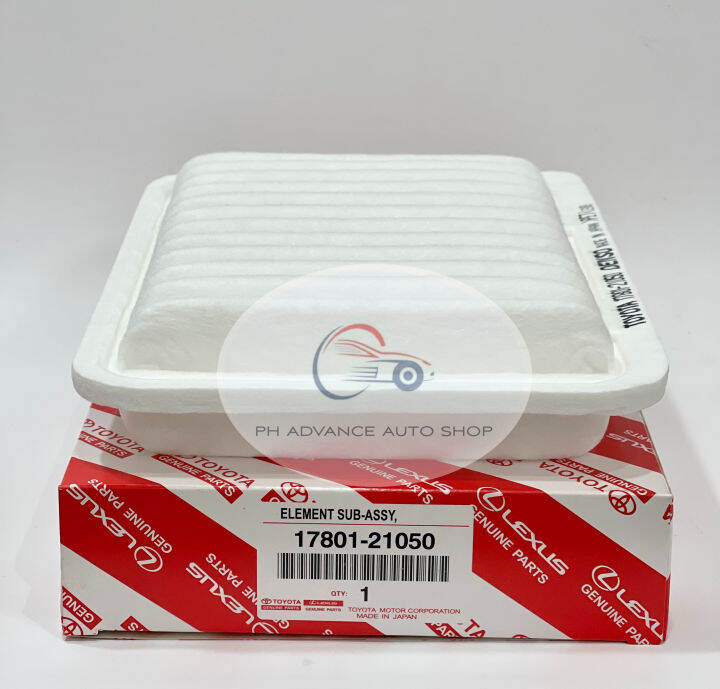 TOYOTA Genuine Parts Air Filter 1780121050 for Toyota Vios ( 2007 2013 ) / Toyota Yaris