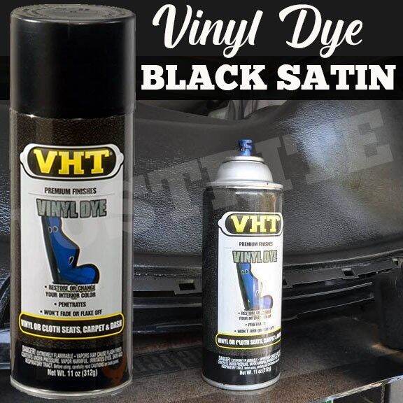 VHT Vinyl Dye BLACK SATIN Spray Paint Spraypaint Lazada PH
