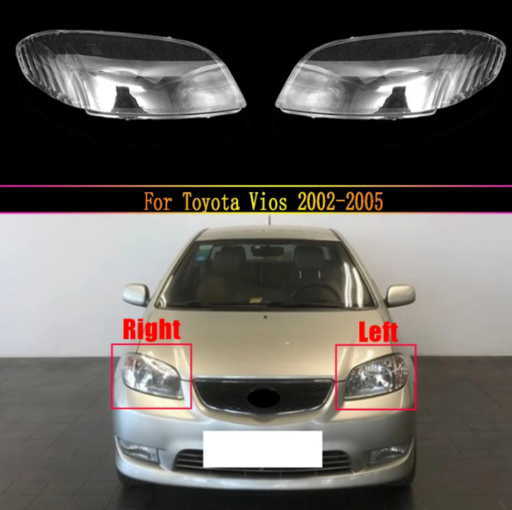 Car Headlight Lens For Toyota Vios 2002 2003 2004 2005 Car Headlamp