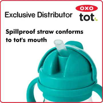 OXO Tot Transitions Straw Cup with Handles, 6 oz - Teal