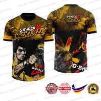 T SHIRT   gshock sublimation tshirt [latest] x bruce lee mr-g limited edition| men |shortsleeve |collar