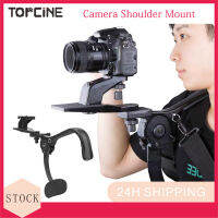 Topcine ขาตั้งกล้อง DSLR กลางแจ้ง,สายคล้องกล้องกล้อง DSLR สำหรับถ่ายภาพอุปกรณ์กันโคลงฐานยึดตัวหน่วงการสั่นสะเทือนไหล่รับน้ำหนัก6โหลดกิโลกรัม