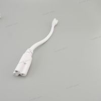 White 1/2/5pcs T4 T5 T8 3 pin LED Tube Connector Two-phase Three-phase Led Lamp Lighting power connector Double-end Cable WireWB5TH