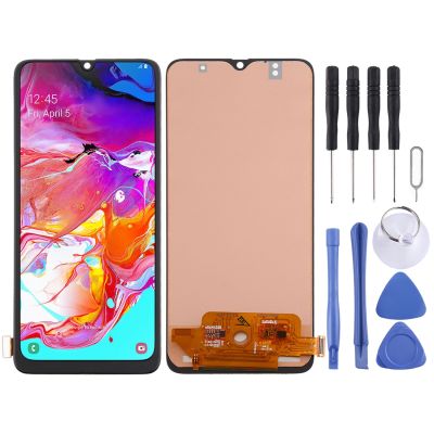 หน้าจอ LCD Incell สำหรับ A70 Galaxy (ไม่สนับสนุนการระบุลายนิ้วมือ) ด้วย Digitizer ประกอบเต็มตัวเครื่อง (สีดำ) (ห้างสรรพสินค้า Hua Jia Kang)