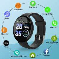 ♧✲℡ D18 Smartwatch Circular Color Screen With Multiple Sports Modes Call Information Reminder Photo Taking Music Smart Bracelet