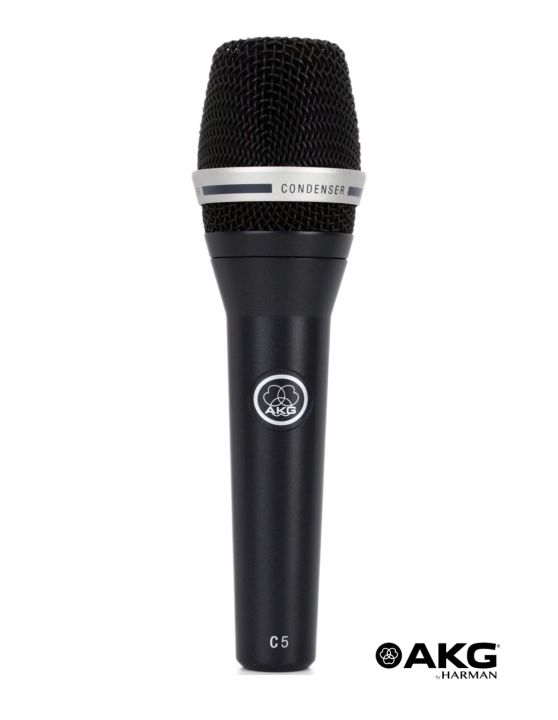 AKG C5 Condenser Vocal Mic ไมค์คอนเดนเซอร์ ไมโครโฟน สำหรับอัดร้อง รับเสียงแบบ Cardioid ความถี่ 65Hz-20kHz + แถมฟรี กระเป๋าไมค์ & ตัวจับไมค์