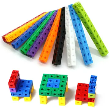 hand2mind MathLink Cubes Numberblocks 1-10, 30 Preschool Learning  Activities, Building Blocks for Toddlers 3-5, Counting and Linking Cubes,  Math
