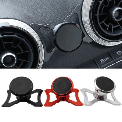 Car Phone Holder Rotatable Magnet Support Air Vent Mount Car Styling cket GPS Stand Mobile Accessories For Audi A3 S3 RS3 8P