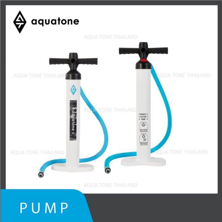 aqua-tone-hand-pump-double-action-ปั๊มสูบลมสำหรับบอร์ดยืนพาย-isup-stand-up-paddle-board-กีฬาทางน้ำ-water-sport-อุปกรณ์ท่องเที่ยว-outdoor